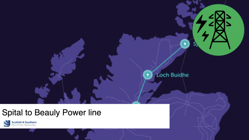 Spittal to Beauly Power line